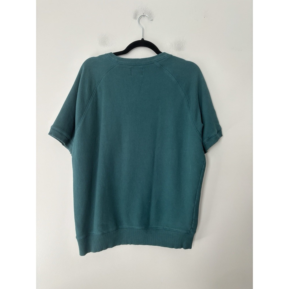 Brooks Brothers Red Fleece French Terry Green Short Sleeve Sweatshirt Sz XL - Picture 9 of 9